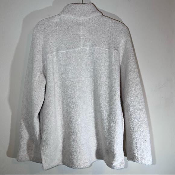 Thread & Supply 1/4 Zip Teddy Bear Fleece Pullover L - Picture 2 of 6